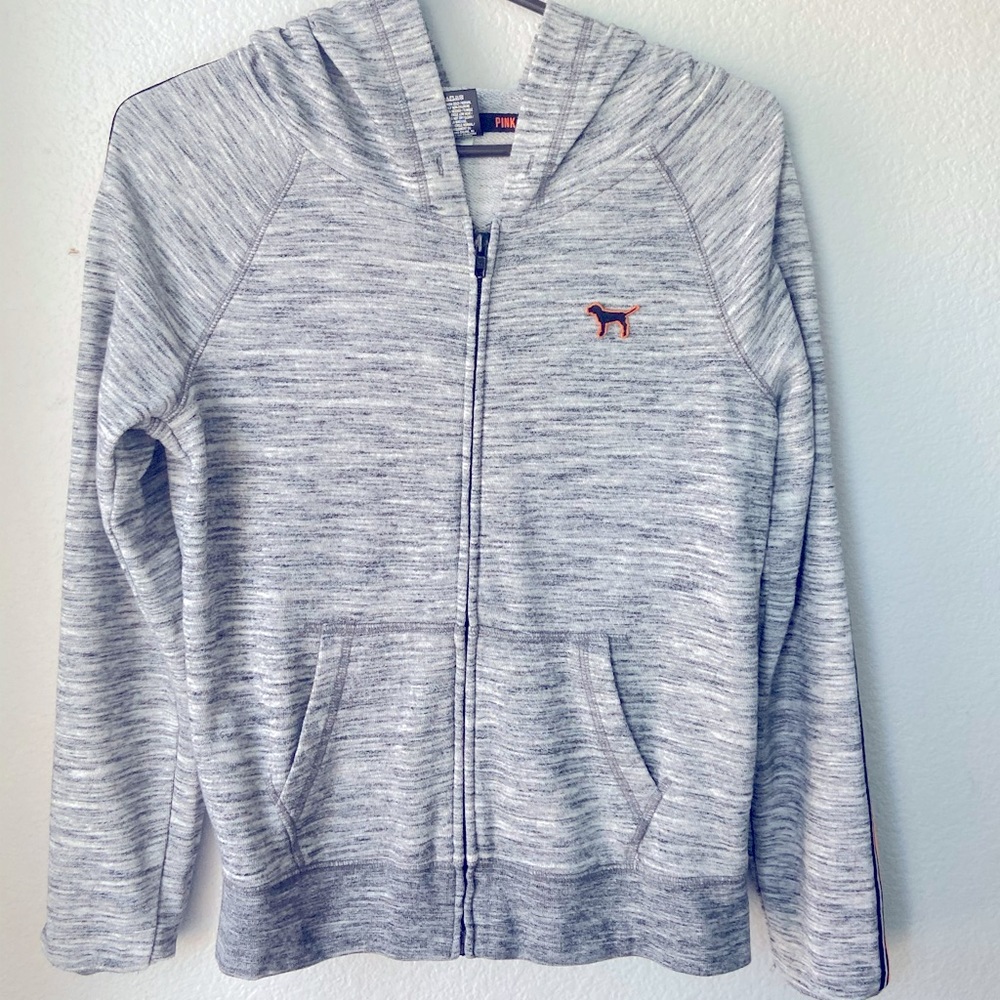 Pink zip up hoodie